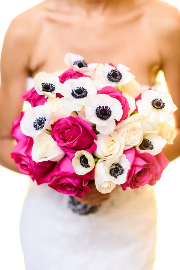 Pink bridal bouquet - Kirth Bobb Photography