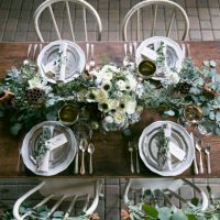 Rustic wedding table setting ideas - Erin Johnson Photography