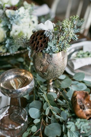 Vintage wedding glasses - Erin Johnson Photography
