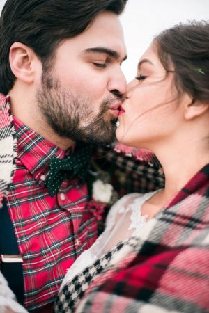 Wedding kiss - Dani Cowan Photography