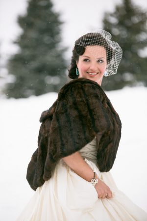 Winter bride - Erin Johnson Photography