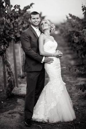 Beautiful black and white wedding photo - Three16 Photography