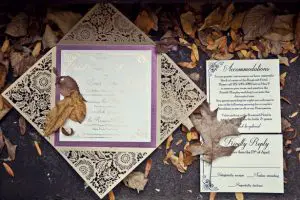 Beautiful wedding invitation - Claudia McDade Photography