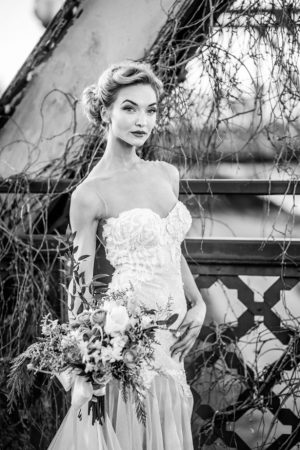 Black and white bridal photo - Kristopher Lindsay Photography