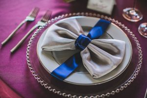 Blue and silver wedding table ideas - Alicia Lucia Photography