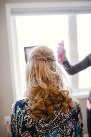Bridal hairstyles - Melissa Avey Photography