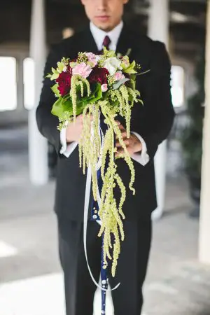 Cascading bridal bouquet - Alicia Lucia Photography