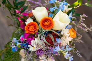 Colorful bridal bouquet - Kristopher Lindsay Photography