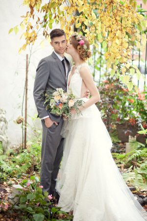 Cute bride and groom picture - Claudia McDade Photography