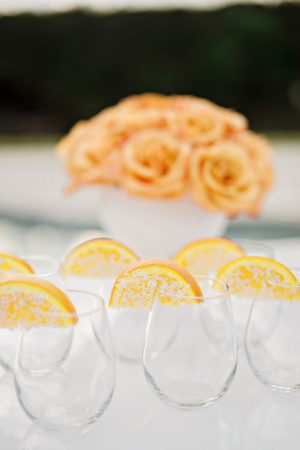 Cute wedding drink cups - Andie Freeman Photography