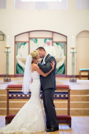 First wedding kiss - Three16 Photography