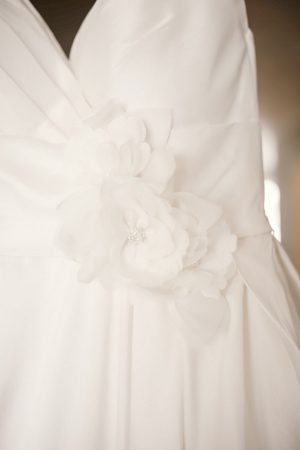 Floral bridal dress details - Melissa Avey Photography