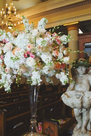 Floral wedding ceremony decor - Mark Eric Weddings