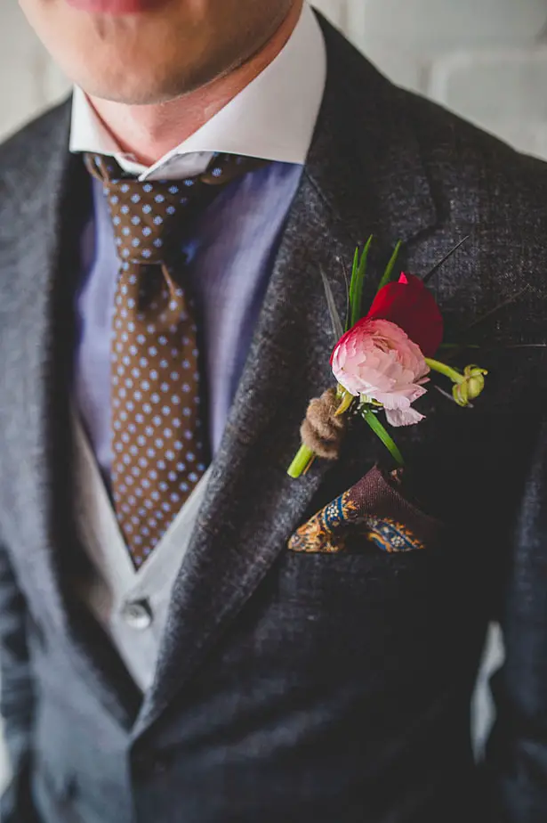 Groom boutonniere - Edward Lai Photography