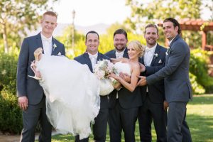 Groomsmen and bride picture - Three16 Photography