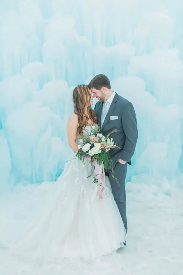 Dreamy Ice Castle Wedding Inspiration - Andrea Simmons Photography LLC