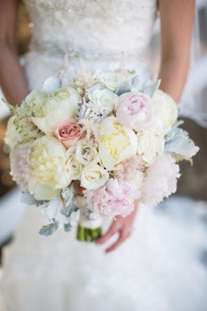Pastel bridal bouquet - Three16 Photography