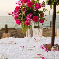 Pink wedding decorations - Manuela Stefan Photography