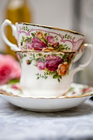 Pretty wedding tea cups - Claudia McDade Photography