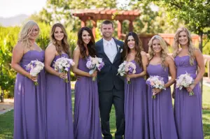 Purple Bridesmaid Dresses - Three16 Photography