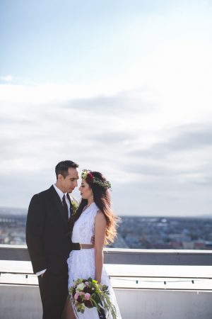 Romantic bride and groom photo - Alicia Lucia Photography