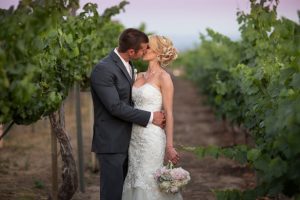 Romantic bride and groom picture - Three16 Photography