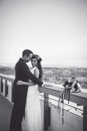 Romantic bride and groom picture - Alicia Lucia Photography