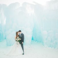 Romantic winter wedding photo - Andrea Simmons Photography LLC