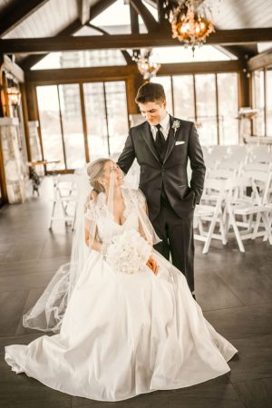 Sweet bride and groom photo - Melissa Avey Photography