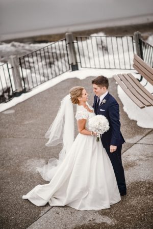 Sweet bride and groom picture - Melissa Avey Photography