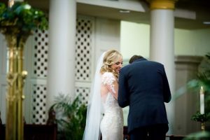 Sweet bride and groom picture - Mark Eric Weddings