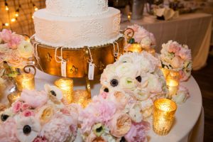 Wedding cake table decor - Mark Eric Weddings