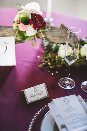 Wedding place card - Alicia Lucia Photography