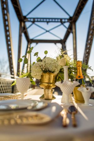 Wedding table arrangements - Kristopher Lindsay Photography