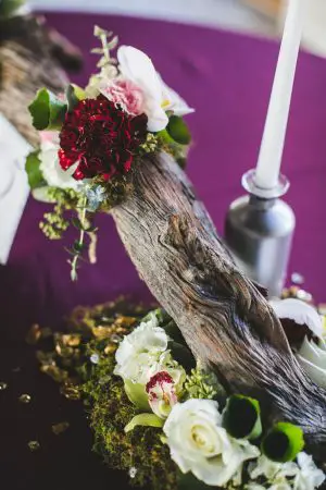 Wedding table centerpiece - Alicia Lucia Photography
