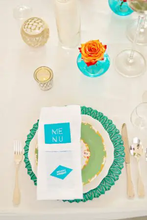 Wedding place setting - Andie Freeman Photography