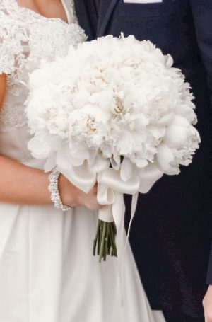 White Wedding Bouquet - Melissa Avey Photography