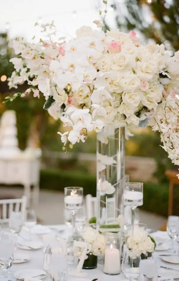 Wedding Centerpiece ~ Photography: Sylvie Gil Photography
