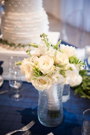All- white bridal bouqquet - Elizabeth Nord Photography