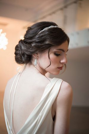 Bridal up do hairstyle - Elizabeth Nord Photography