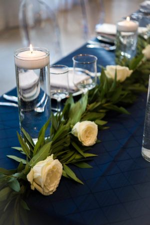 Candle wedding centerpice - Elizabeth Nord Photography