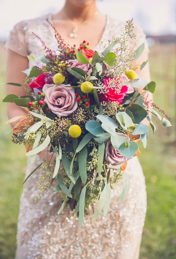 Colorful wedding bouquet - Aida Malik Photography