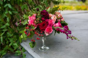 Floral wedding arrangement - Cimbalik Photography