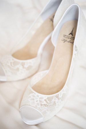 Lace wedding shoes - Elizabeth Nord Photography