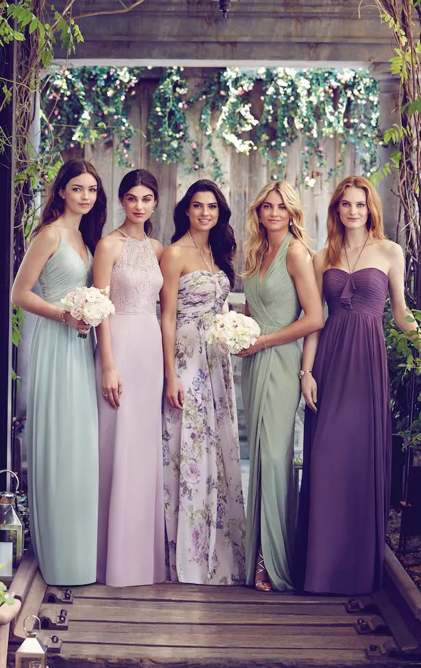 Mismatched Bridesmaid Dresses - The Dessy Group