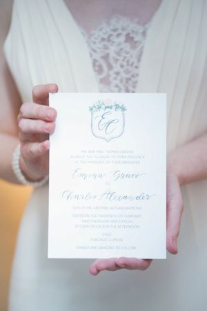 Modern wedding invitation - Elizabeth Nord Photography