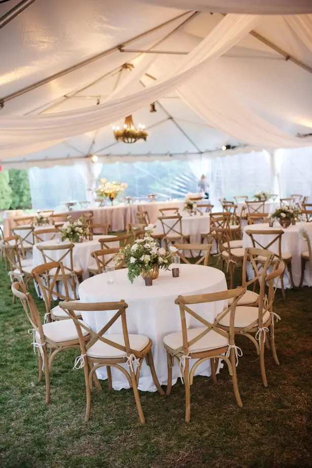 Tent wedding - Justin Wright Photography