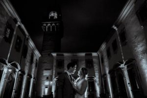 Romantic black and white wedding photo - David Bastianoni