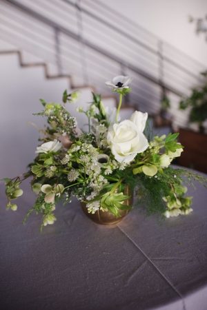 Small wedding centerpiece - Justin Wright Photography