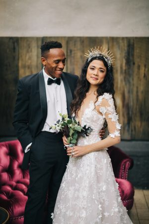Stylish bride and groom picture - Erika Layne Photography